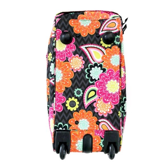 VERA BRADLEY Women's Floral Carry On Suitcase - Picture 3 of 10